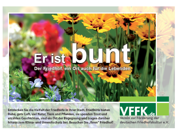 Es lebe der Friedhof. Er ist bunt.